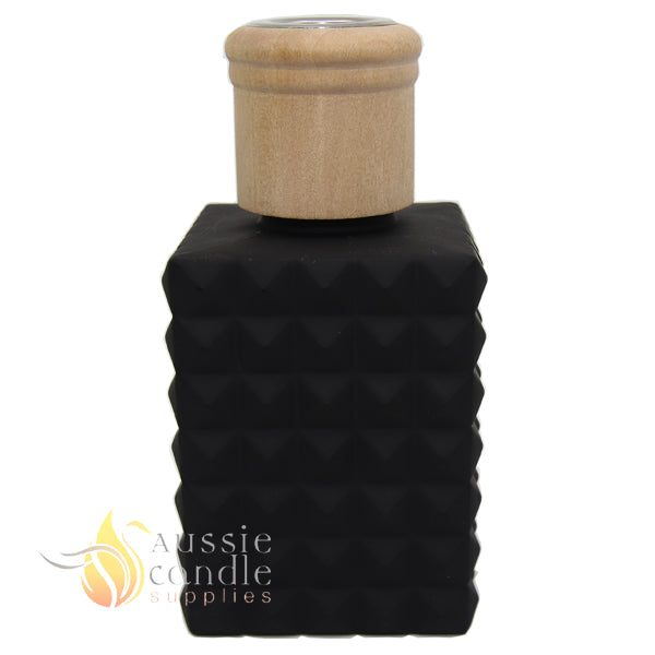 Geo Reed Diffuser Matt Black Geo 150ml - Aussie Candle Supplies