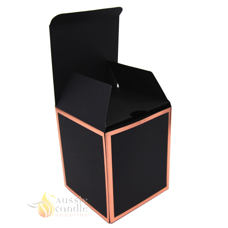 Cambridge Black Rose Gold Box