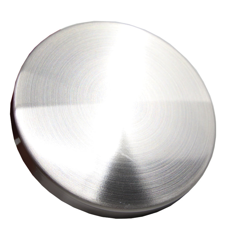 Brushed Silver Metal Lid