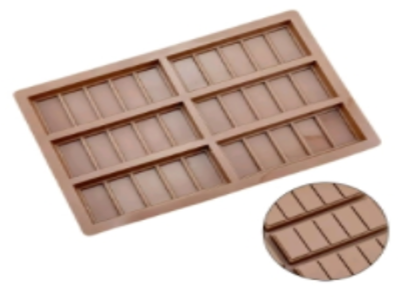 2 Pcs Fragile Chocolate Molds Silicone Deep Chocolate Bar Molds Silicone  Molds, Wax Melting Silicone Molds 