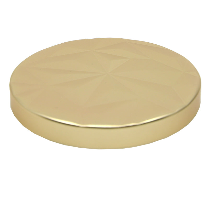 Matt Gold Geo Metal Lid