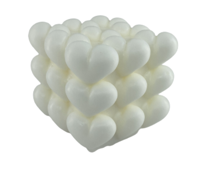 Heart Cube Silicone Mould