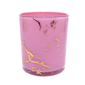 Marble Cambridge Pink/Gold Jar