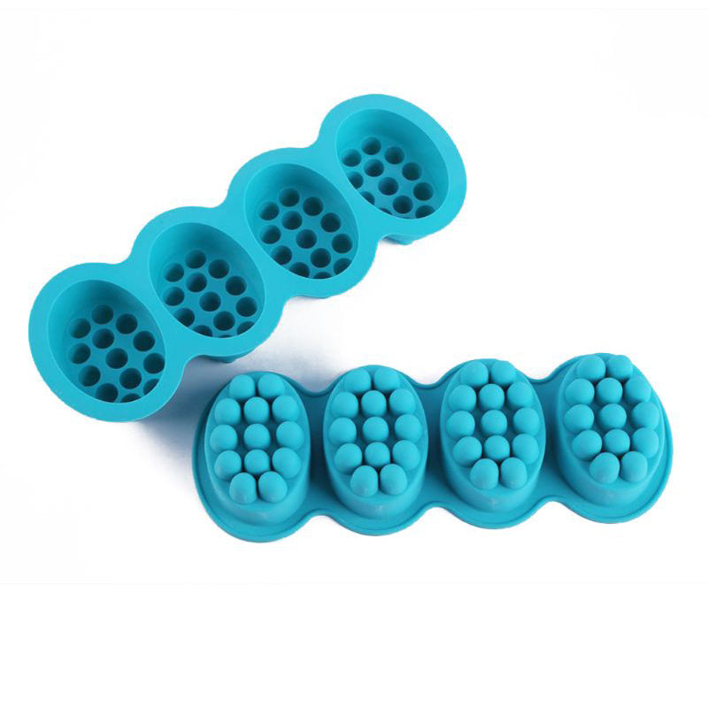 4 Cavity Massage Silicone Mould