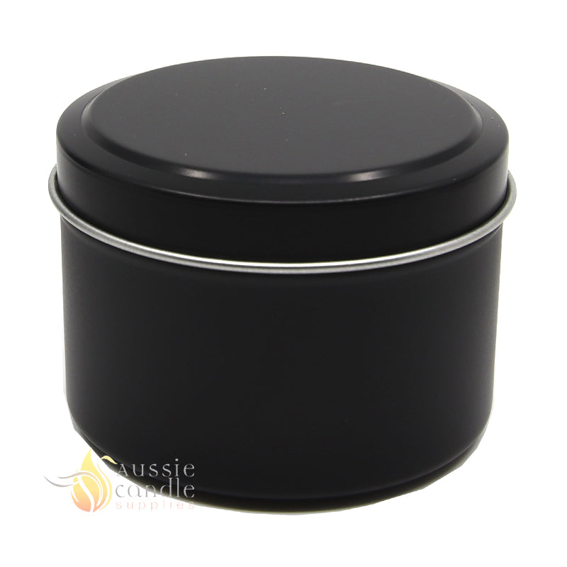 Candle Tin Matt Black 120gm