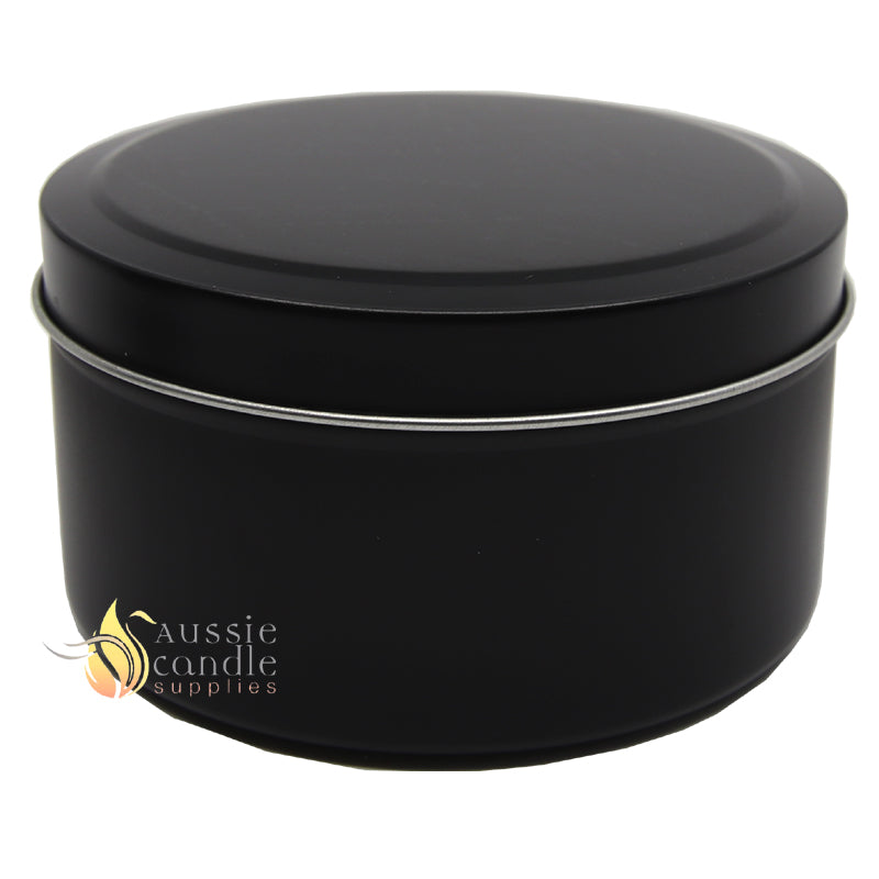 Candle Tin Matt Black 283gm