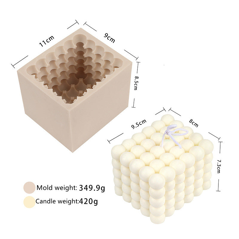 Medium Bubble Cube Silicone Mould