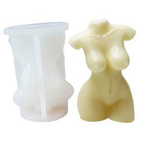 Female Torso With Arms Silicone Mould