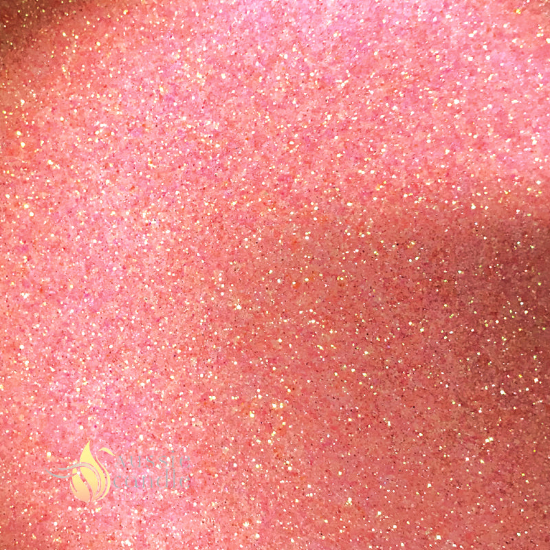 Rainbow Glitter Orange Mica