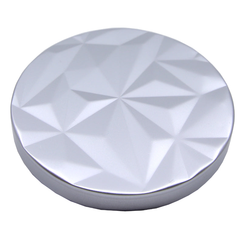 Matt Geo Silver Metal Lid