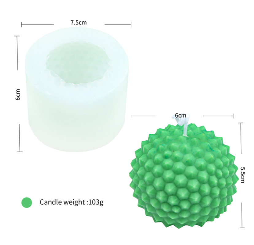 Small Prickle Sphere  NO.3 Silicone Mould