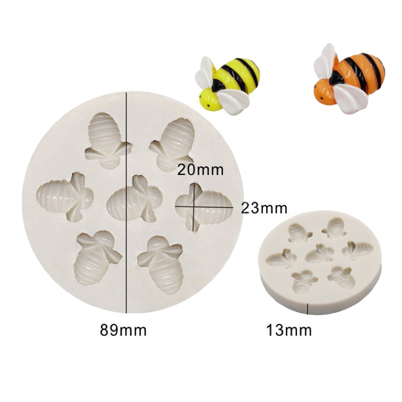 Mini Bees Silicone Mould