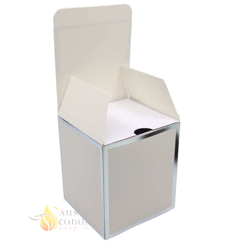 Cambridge White Silver Trim