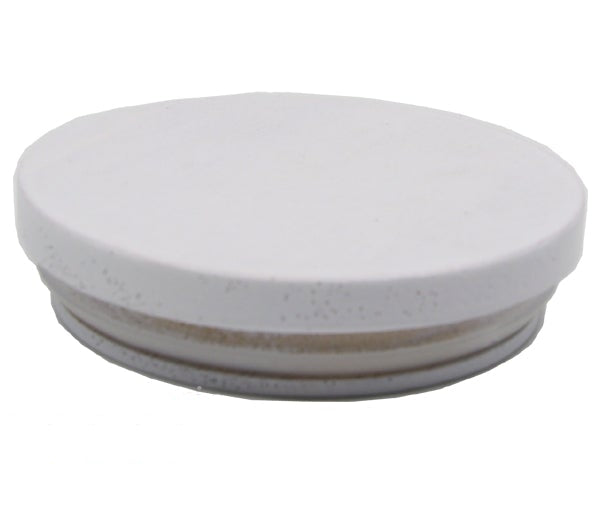 Matt White Wooden Lid